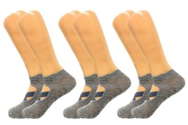 Gray Pilates Yoga Non Slip Grip Socks with Straps for Women 3 Pairs - £13.44 GBP