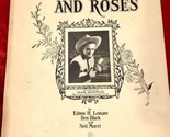 Moonlight and Roses E Lemare B Black N Moret VTG 1925 Sheet Music Villa ... - $9.85
