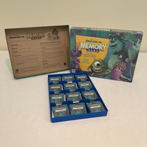 Monsters Inc. Memory Game 2001 Milton Bradley Disney Pixar Sully Mike Co... - £15.72 GBP