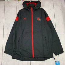 Vintage Arizona Cardinals NFL Large Adidas Oversized Full Zip Jacket Bla... - $69.79 CAD
