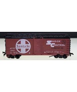 Life Like HO Scale Santa Fe Shock Control Freight Car - $161.51 MXN