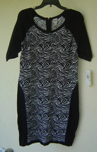 New Sangria Black Rayon Jersey Sheath Sweater Dress Size Pl Petite $88 - £34.09 GBP