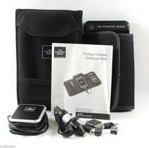 Portable Charging Valet Dock The Sharper Image  Black Charge 3 Devices at Once - £6.00 GBP