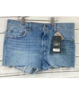Levi’s 501 Denim Cutoff Shorts Mid Rise Button Fly Size 33 NWT New With ... - $530.75 MXN