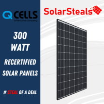 Used Q CELLS Q.PEAK-G4.1 300W 60 Cell Monocrystalline 300 Watt Solar Panels - $120.00