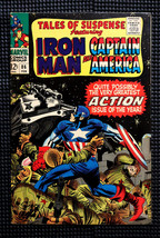 1967 Tales of Suspense 86 Marvel Comics 2/67:Captain America, 12¢ Iron Man cover - £30.64 GBP