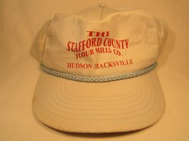 Vintage Hat Mens Cap Stafford County Flour Mills Hudson, Kansas [Z5n] - £14.79 GBP