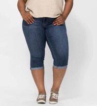 Judy Blue &quot;Get it Girl&quot; Raw Hem Capri Jeans Size 20W - $28.71