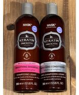 Lot Of 2 Hask Keratin Smooth Smoothing Shampoo &amp; Conditioner 12 oz each New - $27.71