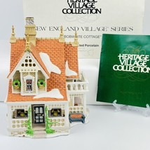 Dept 56 Bobwhite Cottage 1996 #56576 Retired New England Village W/ ligh... - £32.14 GBP