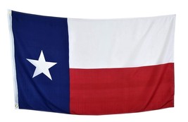 New 3x5 Polyester Texas State Flag Lone Star Tx Usa Grommets Red White Blue 100D - $16.28