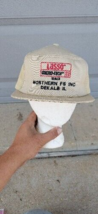 Vintage Lasso Micro Tech Dealer Hat Cap Snapback Beige Northern FS Inc D... - $23.36