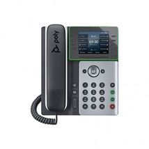 HP 82M92AA POLY EDGE E300 IP PHONE AND POE-ENABLED - $3,938.03 MXN