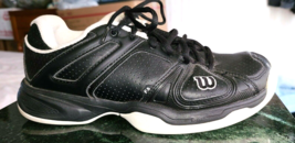 Wilson Duralast Women&#39;s Athletic Shoes 7.5. Black lace-up - $38.39