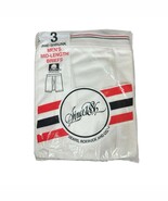 Vtg Sears Roebuck &amp; Co Mens M Pre Shrunk Mid Length Briefs Underwear Whi... - $73.62 CAD