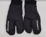 Swix Split Finger Primaloft Winter Ski Black Gloves Size 8 - $24.65