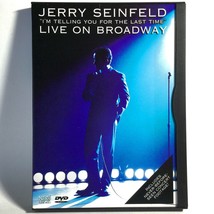 Jerry Seinfeld: I&#39;m Telling You For the Last Time (DVD, 1999) Live on Broadway ! - £4.62 GBP