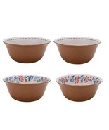 Four (4) Pioneer Woman ~ HATTIE ~ Multicolored Floral ~ 6&quot; Melamine Sala... - $54.88 CAD