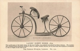 LADIES HOBBY HORSE OF 1819-SIMILAR TO MODERN LADIES BICYCLE~CYCLING POST... - £4.83 GBP