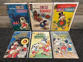 Walt Disney Uncle Scrooge Adventures Vintage Lot of 6 (59, 63, 101, 282, 13, 21) - $38.69