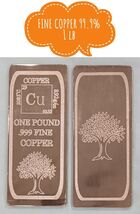 1 Pound, .999 Fine Copper Bar, Pure Copper Polished Finish, 1 Pc-
show o... - $64.35