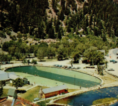 Ouray Colorado Swimming Pool And Goldfish Pond Postcard Vintage - $15.95