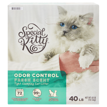Scoopable Tight Clumping Cat Litter, Fresh Scent, 40 Lb - $28.68