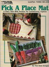 Pick A Place Mat, Leisure Arts Leaflet 1450 - £4.71 GBP