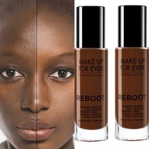 2 Makeup Forever Reboot Activecare Revitalizing Foundation R560 Chocolat... - $31.50