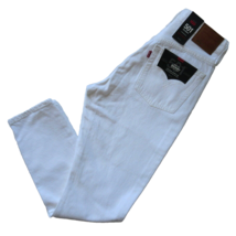 NWT Levi&#39;s 501 Skinny in Don&#39;t Mind If I Do White Destroyed Rigid Jeans 26 x 28 - £40.48 GBP