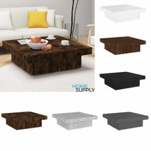 Modern Wooden Living Room Lounge Square Shape Coffee Table Wood Sturdy Tables  - £66.25 GBP+