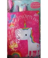 Unicorn Fun cloth Book NEW touch and feel tabs to explore - £3.11 GBP