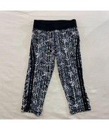 Energy Crop Legging Women&#39;s Small gray black Poly Spandex - $7.92