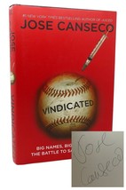Jose Canseco VINDICATED  Big Names, Big Liars, and the Battle to Save Baseball 1 - £63.49 GBP