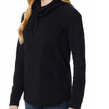 32 DEGREES Womens Soft Fabric Funnel Neck Pullover Color Black Size M - £36.65 GBP
