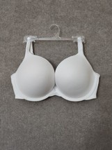 Cacique Cotton Boost Plunge Bra Womens 36DDD White Push Up Underwired NEW - £18.05 GBP