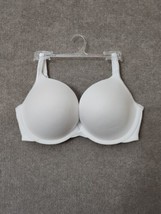 Cacique Cotton Boost Plunge Bra Womens 36DDD White Push Up Underwired NEW - $22.64