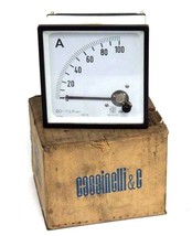 NIB CASSINELLI 103-834 AMP GAUGE 0-100A, 103834, PANEL METER - $50.00