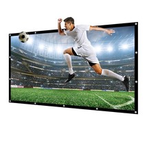 Huge Large Projector Screen 300 Inch Of Canvas Material 16:9 Projection ... - £253.00 GBP