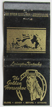 The Golden Horseshoe - Lexington, Kentucky Restaurant 30 Strike Matchbook Cover - £1.38 GBP