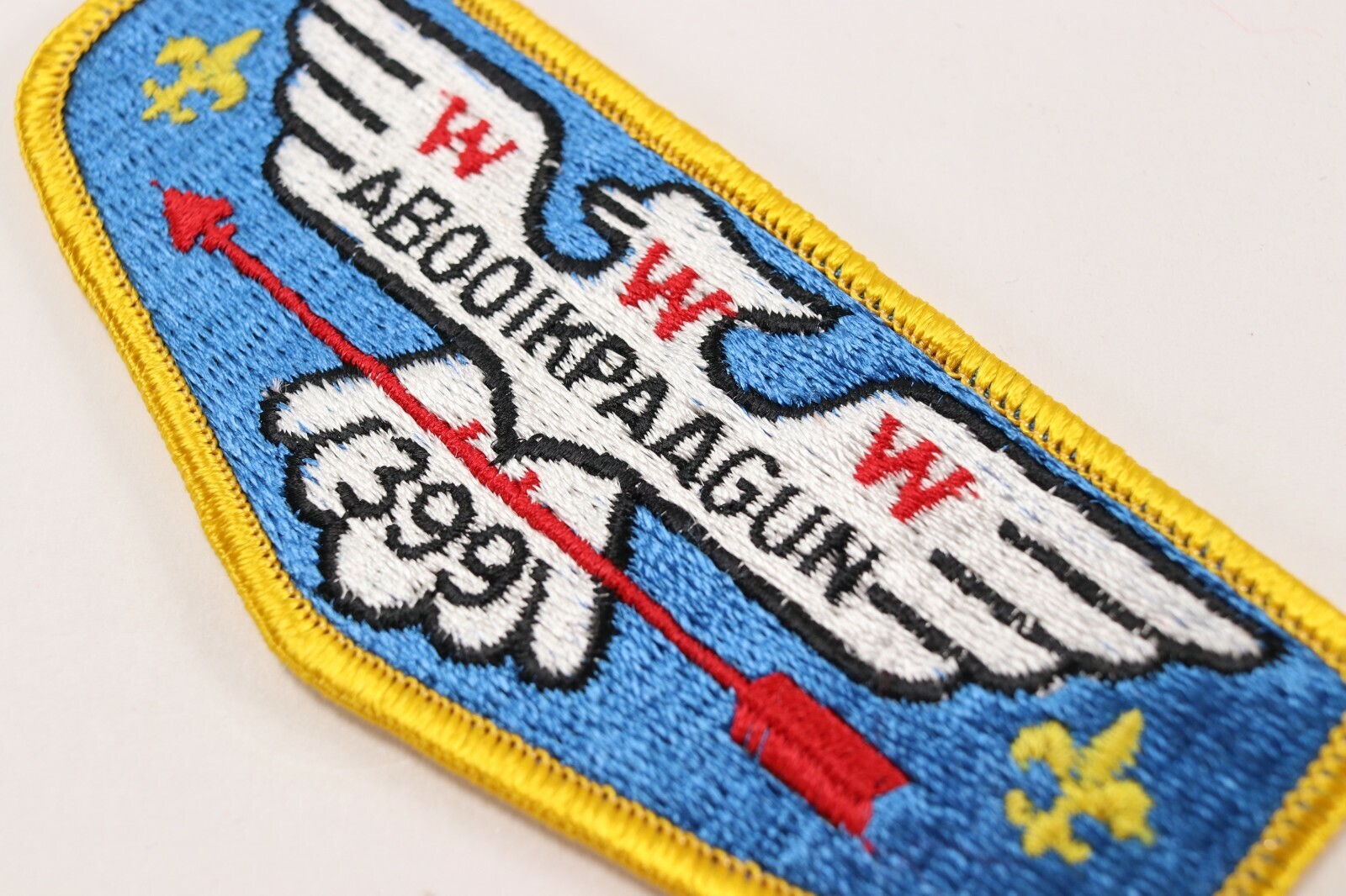 Black Abooikpaagun Lodge 399 OA Order Arrow WWW Boy Scouts of America Flap Patch Item image 2