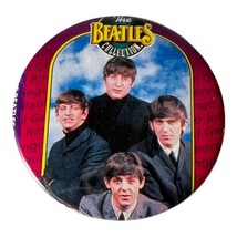 The Beatles Pinback Button John Paul George Ringo 3&quot; Vintage Collection Pin - £13.69 GBP