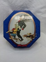 Vintage 1997 Snickers Norman Rockwell Limited Edition Canister  Empty Tin - £14.20 GBP