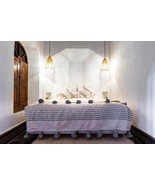 Silver Grey Cozy Soft handmade moroccan blanket, Berber blanket, woven b... - $149.00