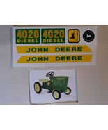 DECAL SET 4020 Wide Front John Deere Toy Pedal Tractor JP112 - £23.77 GBP