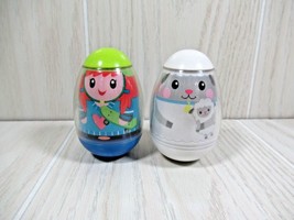 Playskool Weebles Skateboarder girl and Easter Sheep w/ baby lamb - £7.77 GBP