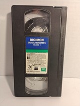 VHS Digimon Digital Monsters Volume 1 1999 Vintage Animation VCR Tape (No Cover) - £8.01 GBP