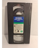 VHS Digimon Digital Monsters Volume 1 1999 Vintage Animation VCR Tape (N... - £7.81 GBP