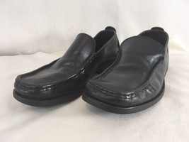 Bachrach Italy Mens 7 1/2 EU 40 Black Eurosole Slip On Loafers Shoes - $18.81