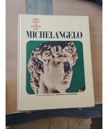 Vintage 1967 The Life &amp; Times Of Michelangelo Hardcover Portraits Book - $28.01